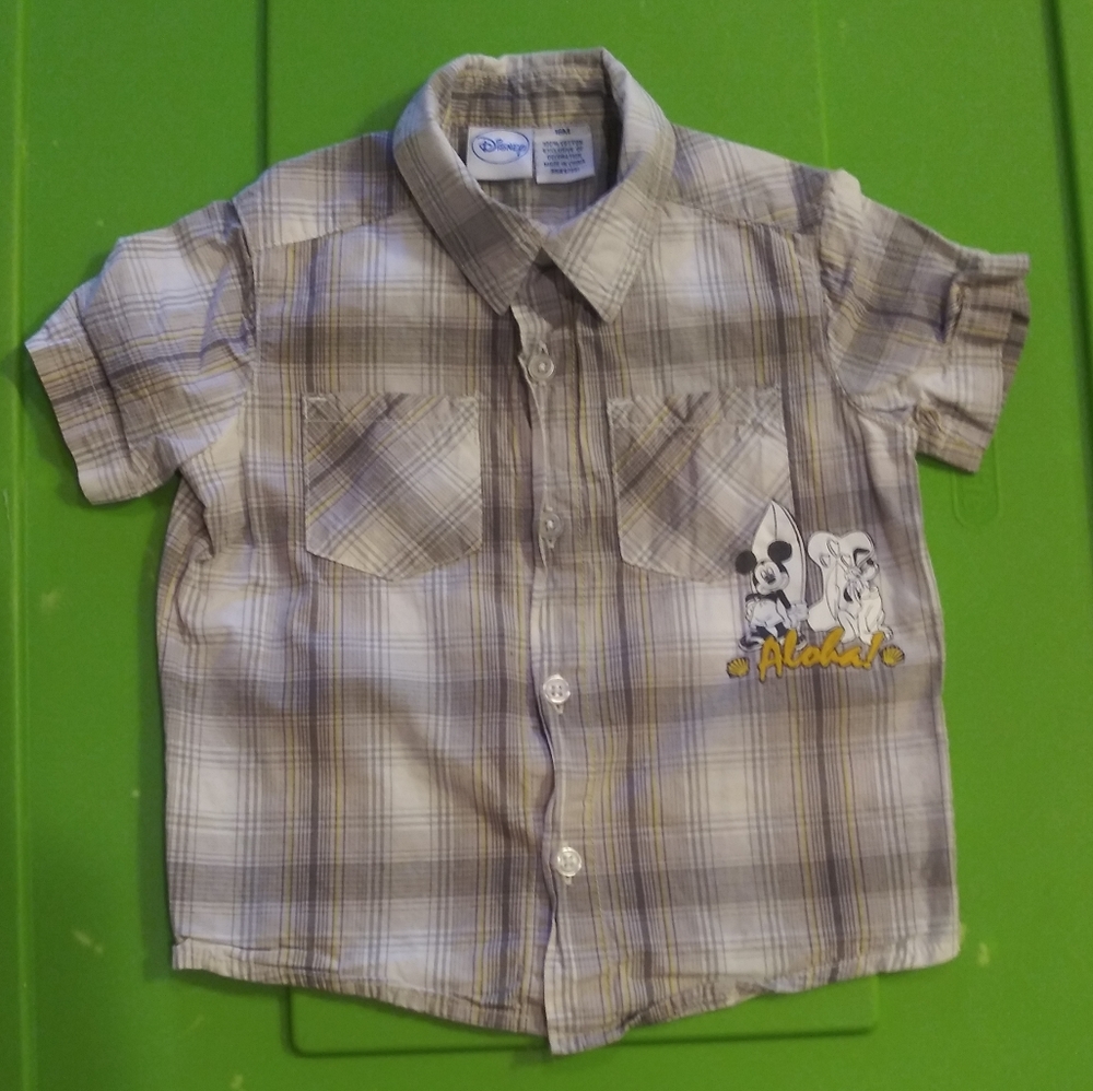 Mickey Mouse Surf Wax 1928 Aloha Shirt
